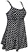 DANIFY Women's One Piece Polka Dot Swimdress Cover Up Swimsuit Plus Size Modest Swimwear Black Dot IT52/ US18