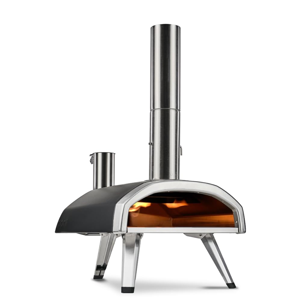 Ooni Fyra 12 Wood Fired Outdoor Pizza Oven – Portable Hard Wood Pellet Pizza Oven – Ideal for Any Outdoor Kitchen