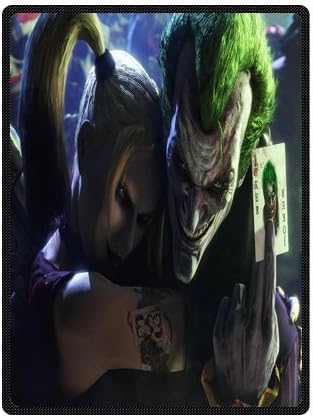 Scottshop Custom Fleece Blankets 58x80 Inch, Design Harley Quinn And Joker Blankets Throws Cotton Blanket Indoor / Outdoor Blanket