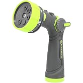 Flexzilla 7-Pattern Adjustable Flow Garden Hose Nozzle Sprayer with Easy to Use Thumb Control, Lightweight &amp; Durable