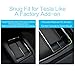 MECHCOS Compatible with Tesla Model X 2017-2018 Model S Center Console Organizer Armrest Storage Box Holder Container Glove Pallet Tray