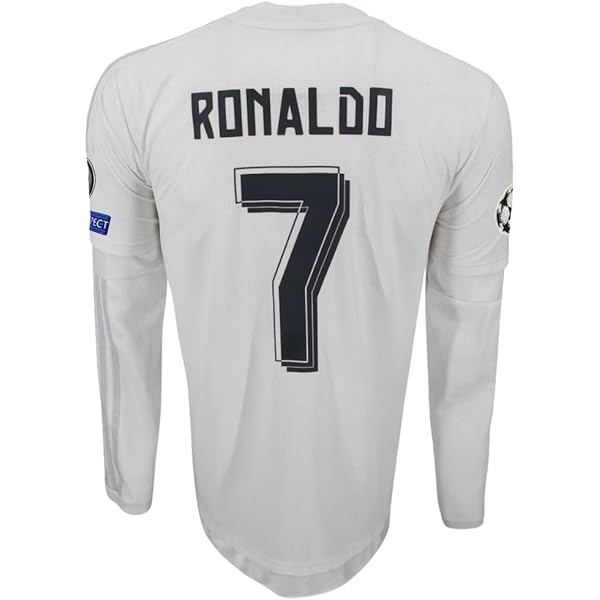 Amazon.com: Ronaldo #7 Long Sleeve 16/17 Soccer Jersey for Men Fan
