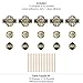 Big Dot of Happiness Roaring 20's - 1920s Art Deco Jazz Party Centerpiece Sticks - Table Toppers - Set of 15