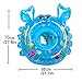 UCLEVER Inflatable Baby Pool Float Infant Crab Seat Boat Swim Ring with Handles (Blue)