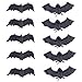 XONOR Set of 10 Halloween Décor Realistic Looking Spooky Hanging Bats for Best Halloween Party Favors and Decoration