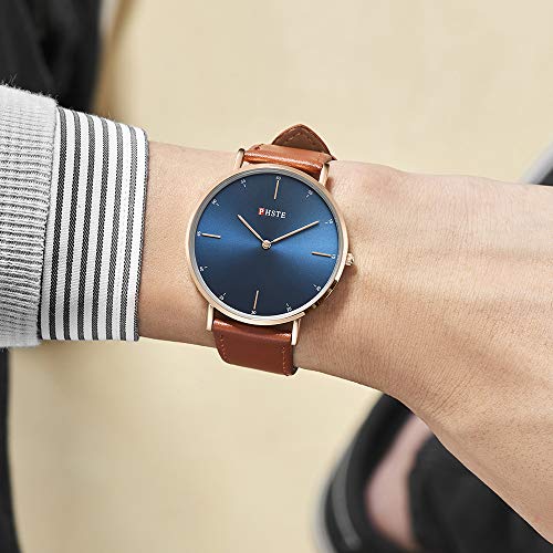 ایگرد | قیمت و خرید PHSTE Men's 40mm Watches 7.2mm Slim Case Date Luminous  Waterproof Quartz Wrist Watch Stainless Steel Mesh Band