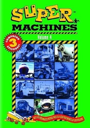 Amazon Com Super Machines Volume 4 A L A Roport A La Cimenterie A La Piste De Course Bilingual Version Movies Tv