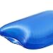Samply Hot Water Bottle- 2 Liter Water Bag with Knitted Cover,Transparent Blue