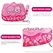 M SANMERSEN Karaoke Machine Toys for 3-6 Year Old Girls, Portable Musical Bag with Microphone Karaoke Player Toys for Girls Gifts Age 3 4 5 6 Xmas Gifts Pink
