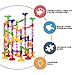 FUNTOK Marble Run Toy, Marble Race Coaster Set Marble Run Railway Toys Construction Building Blocks Toys Set Gift for Kids Toddler 105pcs