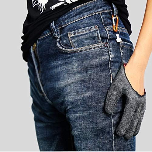 Putuio Fishing Catching Gloves, Fisherman Professional Catch Fish Gloves with Magnetic Hooks, Anti-puncture, Wear-resistant Hunting Glove