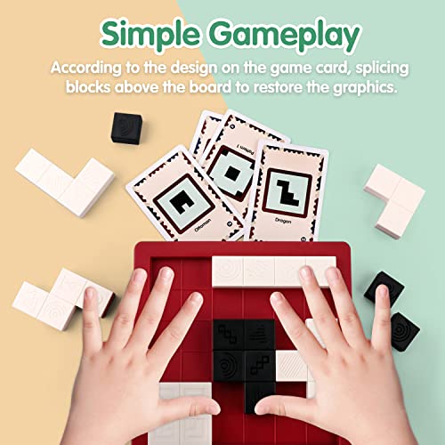 N NOCKY Puzzle Games Cubes Board Game Puzzle Pattern Blocks Brain