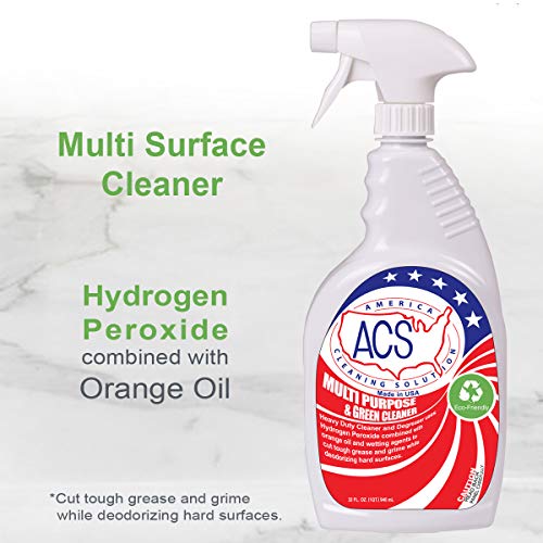 ACS Multi Surface Green Cleaner & Degreaser Spray with Hydrogen