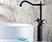Rozin Single Hole Taller Countertop Faucet Two Handles Bathroom Vessel Sink Mixer Tap Oil Rubbed Bronze