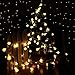 Icicle Globe Lights String, 33ft/10m 100 LED String Lights, Safe Low Voltage DC, String Light Bulbs for Home, Patio, Wedding, Xmas, Holiday Decoration (Warm White)