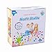 Soft Balls 100 pcs with a Storage Bag Multi-Colored BPA-free Play Tent Balls Thicken Plastic Secure Ocean Playpen Balls