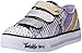 Skechers Little Kid (4-8 Years) Twinkle Toes: Chit Chat-Prolifics Black/Lavender Light-Up Sneaker - 12 M US Little Kid