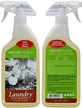 Amazon.com: Naturally It's Clean Laundry pre-Treat Stain Remover, 6