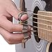 Guitar Slide Kit Included 3Pcs Metal Guitar Slides(Gold Black Silver) and 1Pcs Chrome Stainless Steel Bar Guitar Lap Slide with 4 Stainless Steel Thumb & Finger Picks in Metal Box