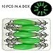 Fluorescent Squid Jig Hooks 10pcs Fishing Squid Cuttlefish Sleeve Jig Lure Octopus Multineedle Baits