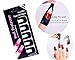 JACA 10 Pack 100 Piece Soft Plastic Nail Polish Protector Spill-proof Stickers Manicure Tool Anti Overflow Stick U Type Oil Spill Protector Nail Art Tool To Keep Polishing Without Mess