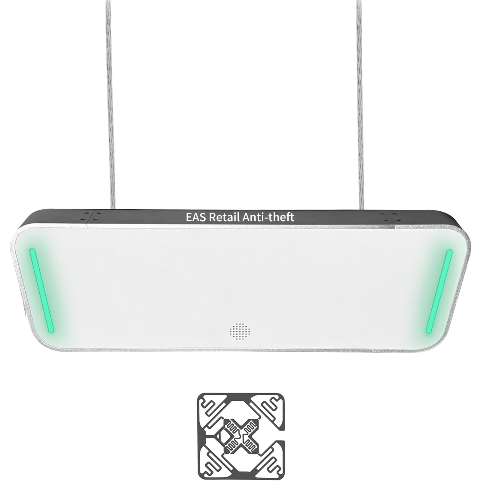 Photo 1 of Aoeeki Retail Anti-Theft Equipment Sensor, 860~960MHz RFID Security Checkpoint Ceiling LED Alarm Buzzer, RFID Tag Detector for Clothing Stores Malls Jewelry Shops