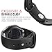 MoKo Gear S2 Watch Band, Soft Silicone Replacement Sport Band for Samsung Gear S2 Smart Watch, NOT FIT S2 Classic (SM-R732 & SM-R735), NOT FIT Gear Fit2 Watch, Black