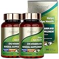 zooone- Lutein Eye Vitamins Supplement for Macular Health and Dry Eye, Contains Lutein, Zinc, Vitamins C/E & Zeaxanthin to Support Eye Health, 90 Tablets (2)