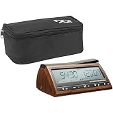 DGT 3000 Limited Edition Chess Clock &ndash; Official Fide Digital Timer with Storage Bag for Tournaments, Blitz, Rapid, and Classical Games