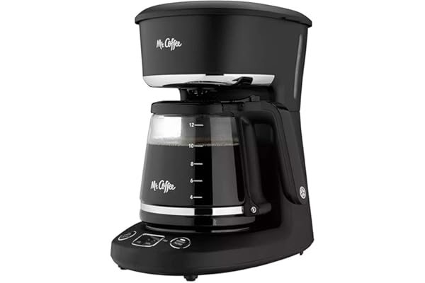 Mr. Coffee Brew Now or Later Coffee Maker, 12- Cup, Black