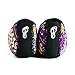 Nufoot Women's Betsy Lou Fuzzies Slipper, Paisley, Large