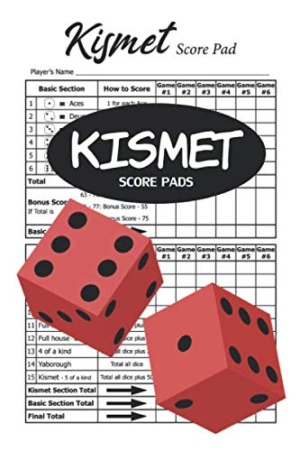 Kismet Score Pads: 100 Kismet Score Sheets - 6