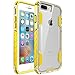 zisure iPhone 8 Plus Case,iPhone 7 Plus Case, [Rock Sugar] Heavy Duty Crystal Solid Clear Case Durable Shatterproof Sports Cover for iPhone 8 Plus/iPhone 7 Plus 5.5 inch (Yellow)