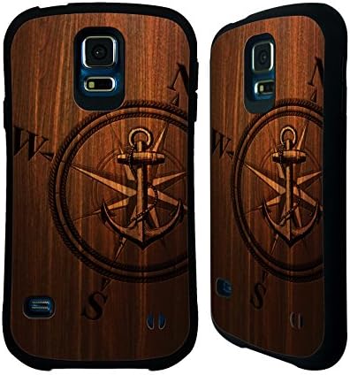 Official Nicklas Gustafsson Wooden Anchor Textures Hybrid Case for Samsung Galaxy S5 / S5 Neo