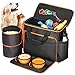 BABYLTRL Dog Travel Bag - Airline Approved Pet Food Carrier Bag for Dogs - Includes 1 Pet Travel Tote, 2 Dog Food Containers, 2 Collapsible Dog Bowls