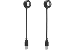 Zhuluck 2Pcs LED Sunset Ambient Lamp Night Light,USB Warm Ambient Light,Projector Birthday Party Decoration Portable Mood Light for Bedroom Living