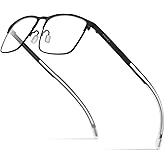 FONEX Titanium Glasses Frame,Men Square Myopia Optical Eyeglass Frame 8521
