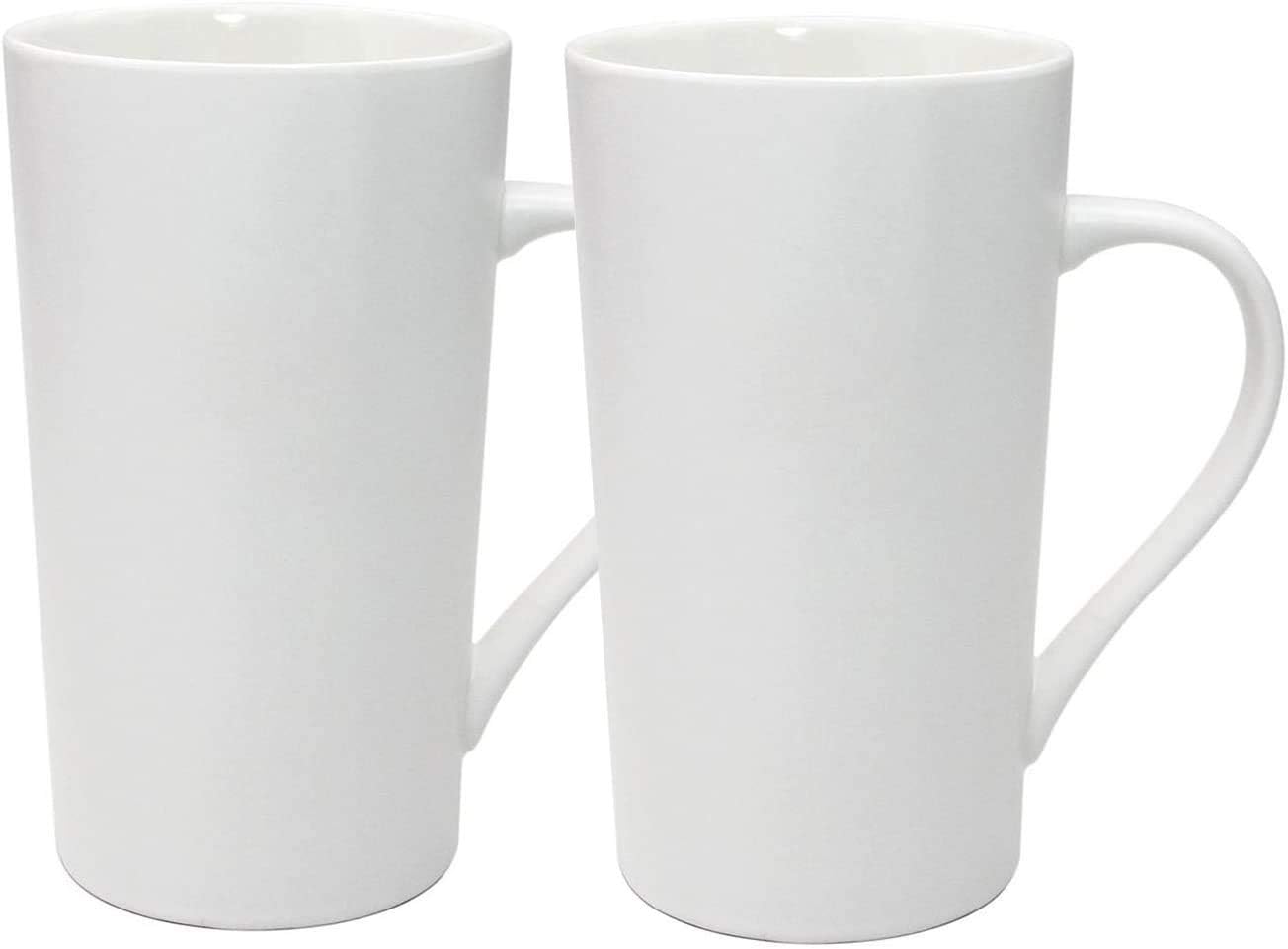 YINUOWEI 20oz Porcelain Coffee Mugs Set Large Ceramic