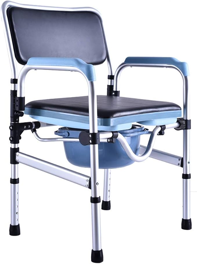 JY Silla de baño plegable Ancianos Silla de baño Muebles de aleación de