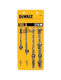 DEWALT DW5204 - Juego de brocas de percusión (4 piezas)