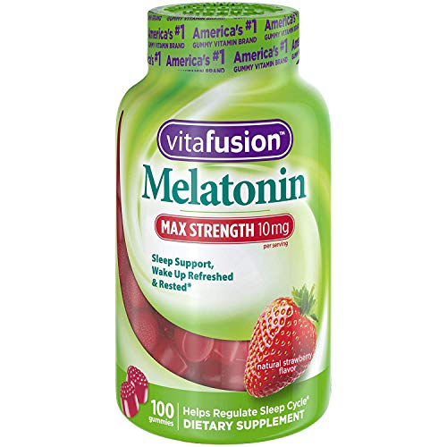 Vitafusion Max Strength Melatonin Gummies, 100 CT