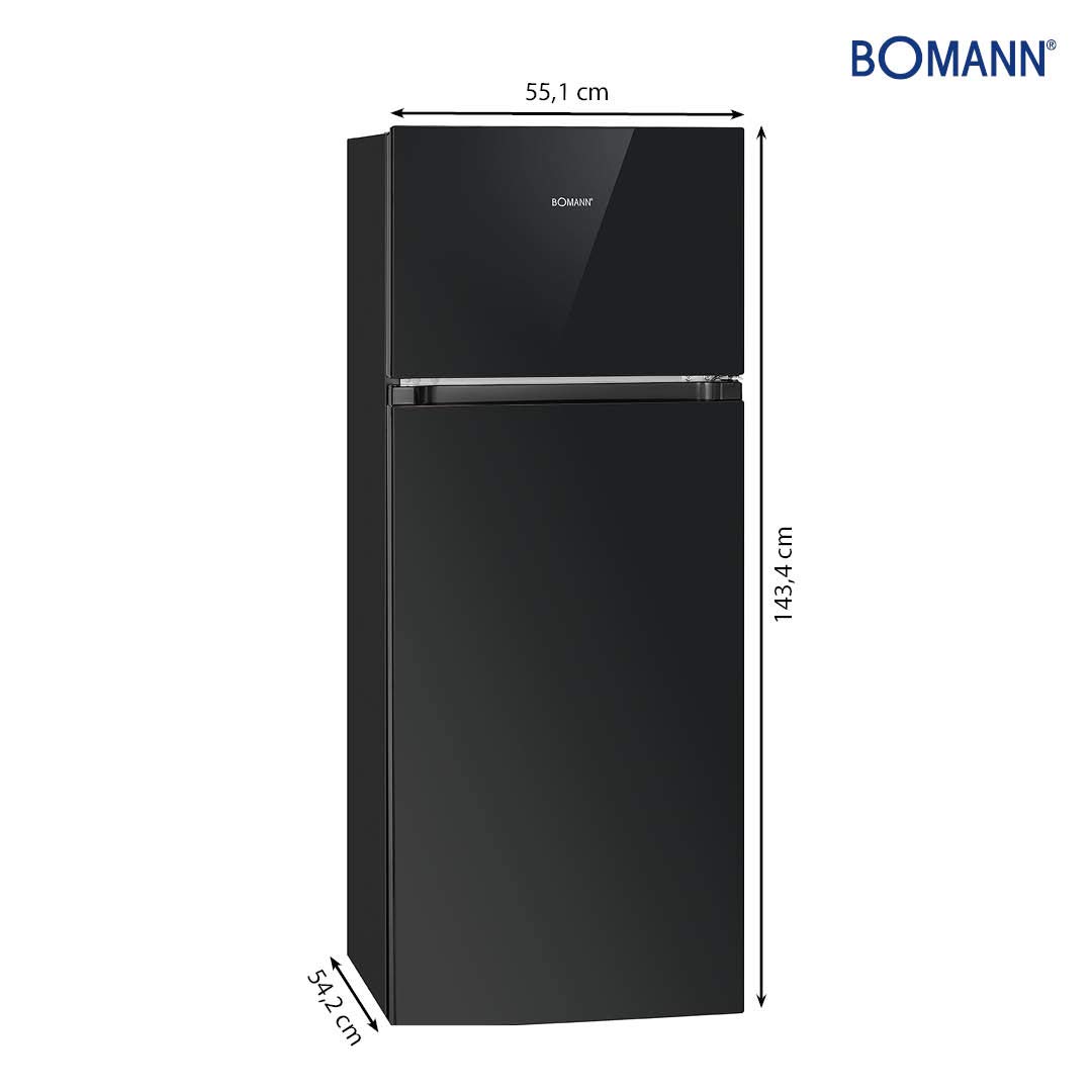 Bomann DT 7318 - Nevera con puerta doble (A++, 143,4 cm de altura ...