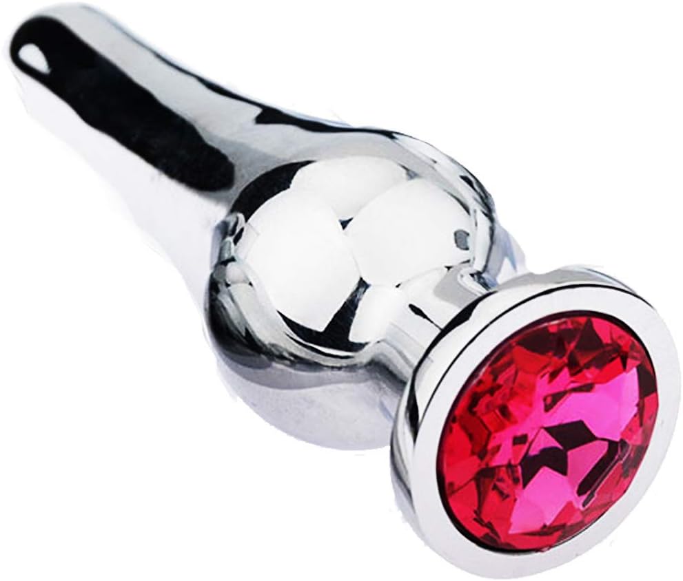 Taidu Random Color Crystal Stainless Steel Bullet Head Medium Size P'lug-Toys