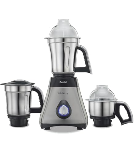 キッチン家電 Preethi 110V Eco Plus Mixer Grinder 3Jar Preethi Eco Plus Kitchen Mixer Grinder - Dry Spice Grinding