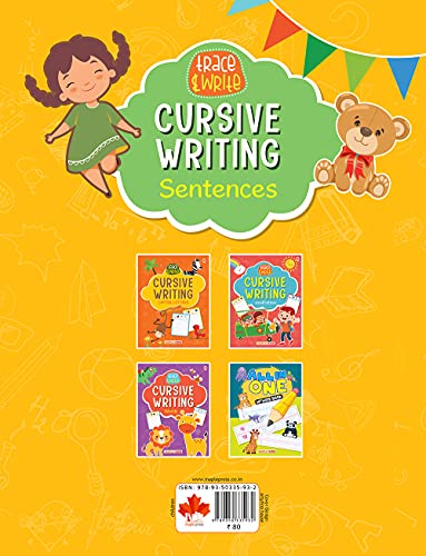 Cursive Writing Book - Sentence (Practice) - Learn and Practice - Handwriting Practice Books - Writing Book for Toddlers, Nursery, Pre-School Children - Early Learning Book for Children - 2 to 7 Years Old Kids 1