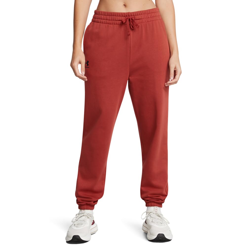 Under Armour Womens Rival Terry Joggers, (840) Earthen Orange / / Black, XX-Large Image