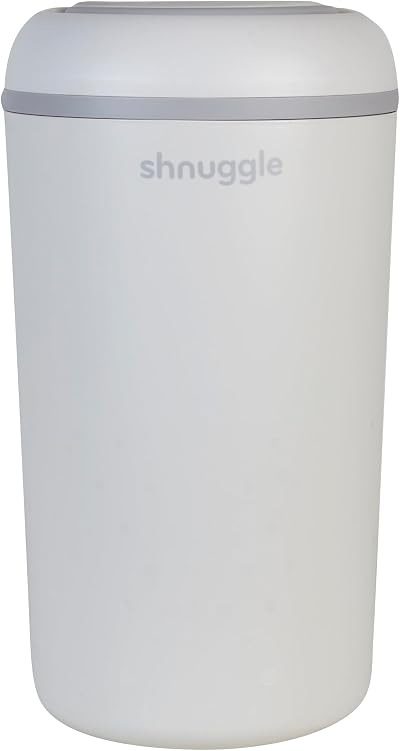 Shnuggle Eco-Touch Nappy Bin Diaper Pail Dual-Seal Odour Lock
