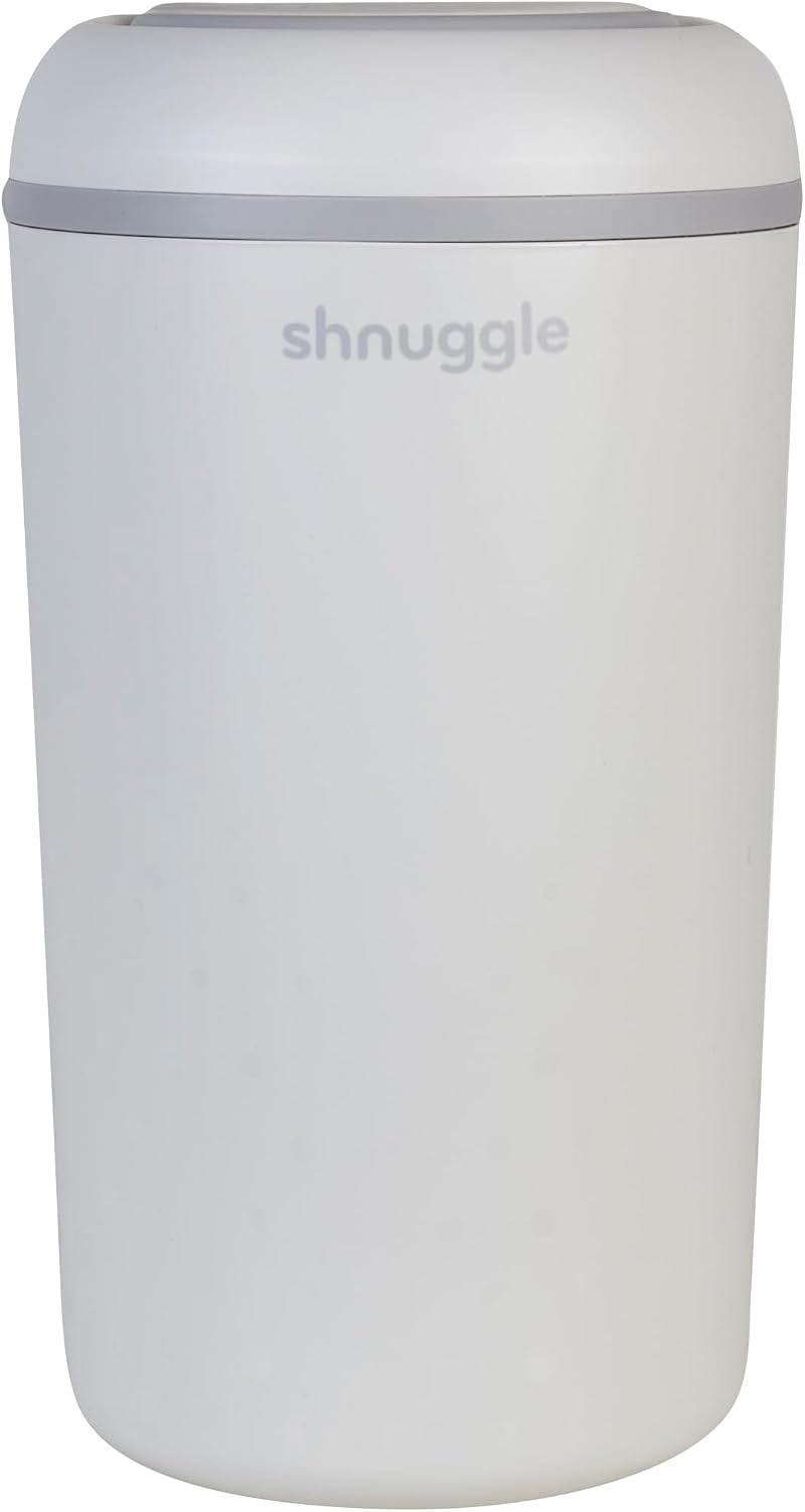 Shnuggle Eco-Touch Nappy Bin Diaper Pail Dual-Seal Odour Lock