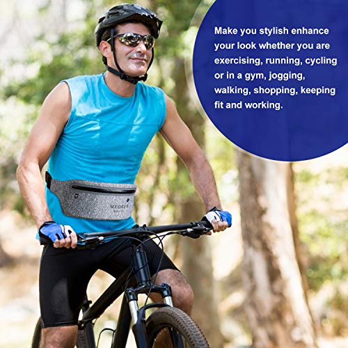 Bum tas voor vrouwen mannen, heuptas, lichtgewicht waterdichte loopriem voor telefoon met hoofdtelefoongat, verstelbare… - Image 8