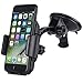 Car Mount,JAMRON Washable Strong Sticky Gel Pad for Windshield and Dashboard,Car Phone Holder with Quick Release Button for iPhone X/8 8 Plus/7 7 Plus/6s Plus/6s,Samsung S7/S8,Google Nexu,Lg and More